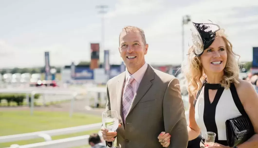 Couple at event